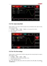 Preview for 15 page of UNI-T UTG2122B User Manual