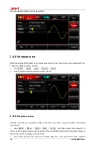 Preview for 16 page of UNI-T UTG2122B User Manual