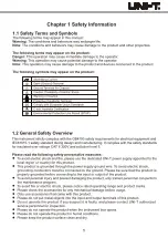 Preview for 5 page of UNI-T UTG900E Series User Manual