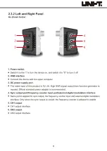 Preview for 8 page of UNI-T UTG900E Series User Manual