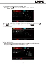 Preview for 21 page of UNI-T UTG900E Series User Manual
