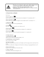 Preview for 5 page of Unical 16,5 User Operating Instructions Manual