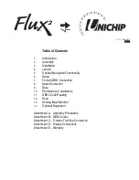 Unichip Flux2 User Manual preview