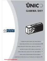 Preview for 1 page of Unico Gamma Sky Instructions For Installation, Use And Maintenance Manual