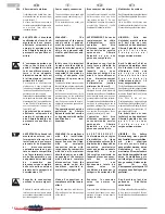 Preview for 36 page of Unico Gamma Sky Instructions For Installation, Use And Maintenance Manual