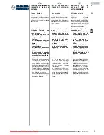 Preview for 63 page of Unico Gamma Sky Instructions For Installation, Use And Maintenance Manual