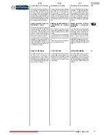 Preview for 65 page of Unico Gamma Sky Instructions For Installation, Use And Maintenance Manual