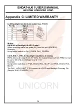 Preview for 34 page of Unicorn Computer ENDAT-AJ01 User Manual