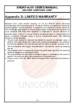 Preview for 35 page of Unicorn Computer ENDAT-AJ01 User Manual