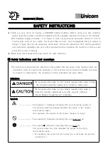 Preview for 3 page of Unicorn DT6-H892?3 Operation Manual