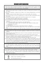 Preview for 2 page of Unicorn H5600-D Operation Manual