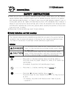 Preview for 3 page of Unicorn LS2-H530 Operation Manual