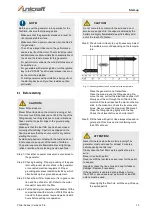 Preview for 13 page of unicraft 6706030 Operating Instructions Manual