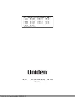 Preview for 4 page of Uniden ANA 9710 Operating Manual