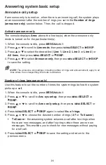 Preview for 31 page of Uniden AT4801 User Manual