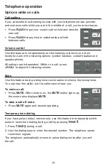 Preview for 55 page of Uniden AT4801 User Manual