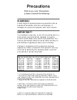 Uniden BC 350C Manual preview