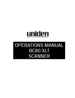 Preview for 1 page of Uniden BC 80XLT Operation Manual