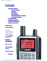 Preview for 8 page of Uniden BC346XT User Manual