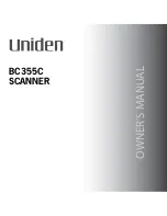 Preview for 1 page of Uniden BC355C Owner'S Manual