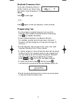 Preview for 15 page of Uniden BC45XLT Operating Manual