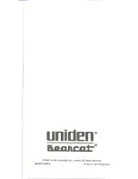 Preview for 32 page of Uniden Bearcat UBC 120XLT Operating Manual