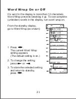 Preview for 23 page of Uniden Contaq II ALP 9060 Operating Manual