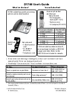 Uniden D1788 User Manual preview