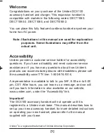 Preview for 2 page of Uniden DCX100 - DCX 100 Cordless Extension Handset Owner'S Manual