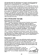 Preview for 21 page of Uniden DCX200 - DCX 200 Cordless Extension Handset Manual D'Utilisation