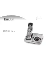 Preview for 1 page of Uniden DECT1580-4WXT User Manual