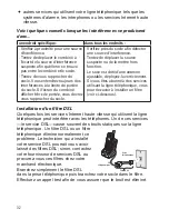 Preview for 34 page of Uniden DECT2188-3 - DECT Cordless Phone Base... Manual D'Utilisation