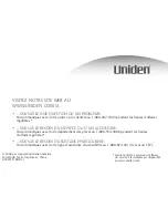 Preview for 68 page of Uniden DECT3080-3 - DECT Cordless Phone Manuel Du Propriétaire