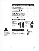 Preview for 11 page of Uniden DS 805 Quick Start Manual