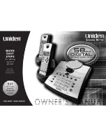 Uniden DSS 5855 series Owner'S Manual preview