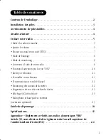 Preview for 5 page of Uniden FRS550W (French) Manual D'Utilisation