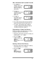 Preview for 17 page of Uniden HH985 User Manual