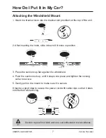 Preview for 7 page of Uniden iGo CAM 820O Owner'S Manual