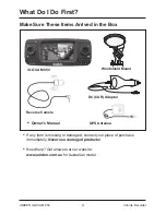 Preview for 4 page of Uniden iGO CAM 850 Owner'S Manual