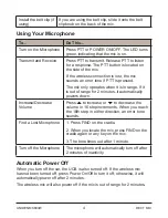 Preview for 5 page of Uniden MK800W Owner'S Manual