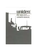 Uniden PC122 Owner'S Manual preview