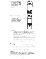 Preview for 26 page of Uniden SC150B User Manual