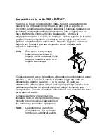 Preview for 11 page of Uniden SOLARA DSC-BK Manual Del Usuario