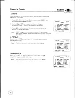 Preview for 10 page of Uniden SQ530 Owner'S Manual