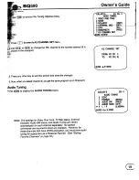 Preview for 17 page of Uniden SQ590 User Manual