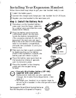 Preview for 3 page of Uniden TCX 800 Owner'S Manual