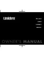 Uniden TRU 8860 Series Owner'S Manual preview