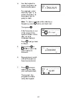 Preview for 45 page of Uniden UBC 245XLT Trunk Tracker II Operating Manual