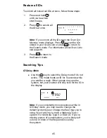 Preview for 49 page of Uniden UBC 245XLT Trunk Tracker II Operating Manual