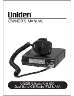 Uniden UH-090 Owner'S Manual preview